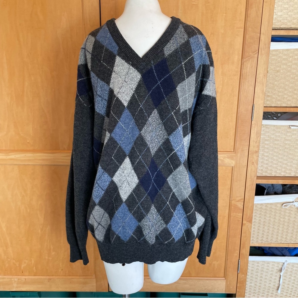 Blarney Woolen Mills Argyle Sweater